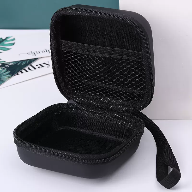 厂家批发 手机数据线收纳包EVA头灯盒耳机包装盒中性EVA拉链包