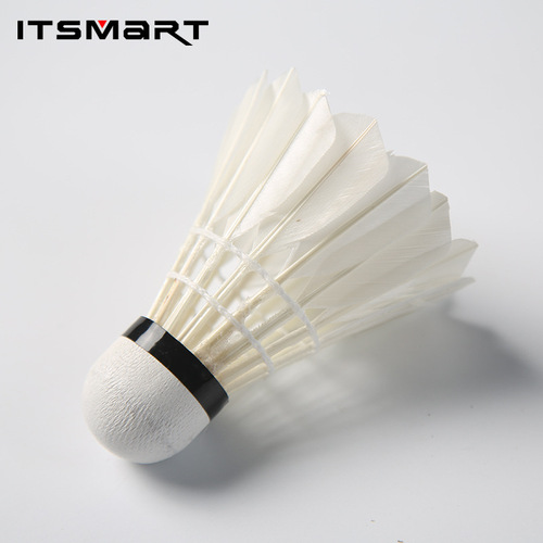 Factory Wholesale [Amazon Exclusive] Straightened Goose Feather ITSMART Badminton Birdie 3/6/12 Count Pack - A Dozen