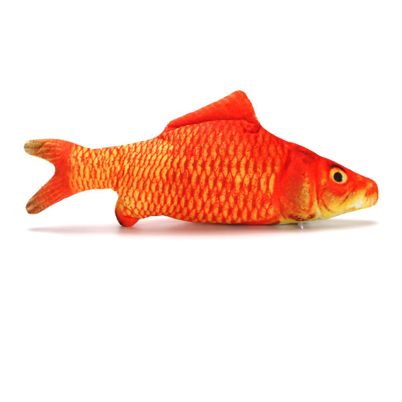 Amazon TikTok mismo estilo golpeando cola de pez saltando peces gato de peluche de juguete USB eléctrico simulación de peces