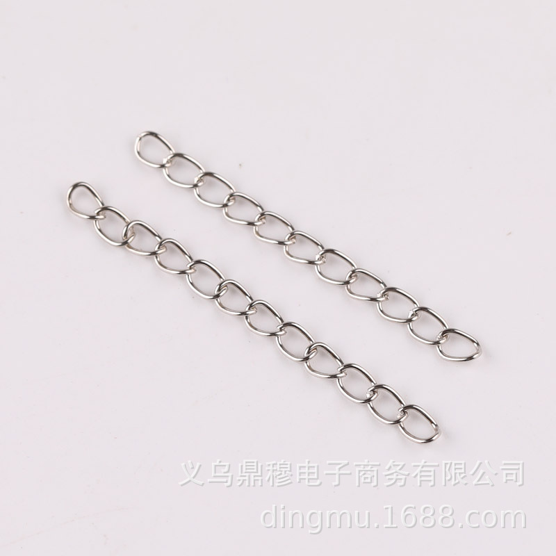 Accesorios de joyería Cadena de material Cadena de cola de 5cm Cadena de ajuste Cadena de extensión Collar Cadena de extensión Cadena de cola de 7cm Cadena de extensión Collar Exalargo