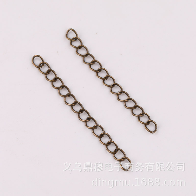 Accesorios de joyería Cadena de material Cadena de cola de 5cm Cadena de ajuste Cadena de extensión Collar Cadena de extensión Cadena de cola de 7cm Cadena de extensión Collar Exalargo