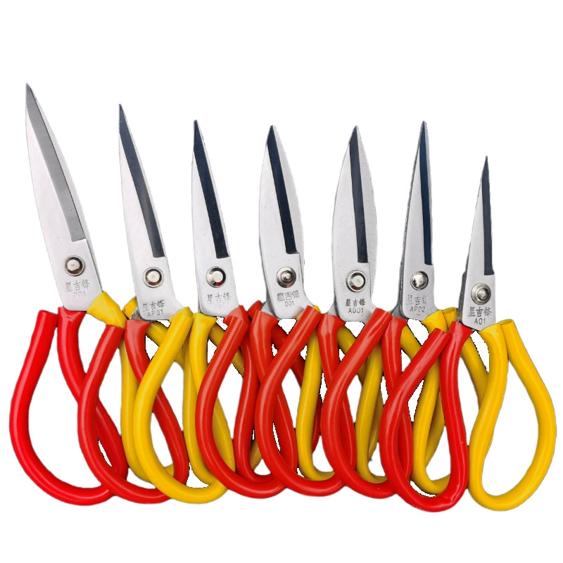 Двухцветные scissors, острый ткань нержавеющая сталь