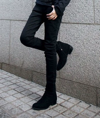 Прямая поставка с фабрики, весна-осень, новые джинсовые брюки, корейские тонкие мужские Джинсовые леггинсы, модные мужские оптом