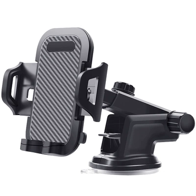 Car phone holder car air outlet suction - black-two-in-one-upgrade