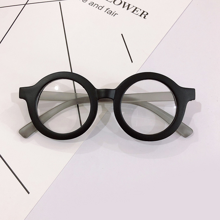 Boys and Girls cartoon baby glasses frame 2020 new children's retro glasses frame round fashion plain glasses
