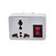 Hong Kong UK Macau Malaysia Maldives travel plug multi-function power converter with switch