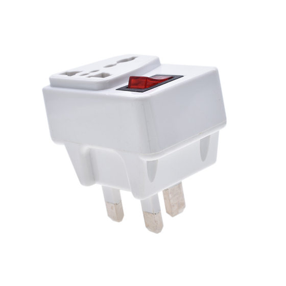 Hong Kong UK Macau Malaysia Maldives travel plug multi-function power converter with switch