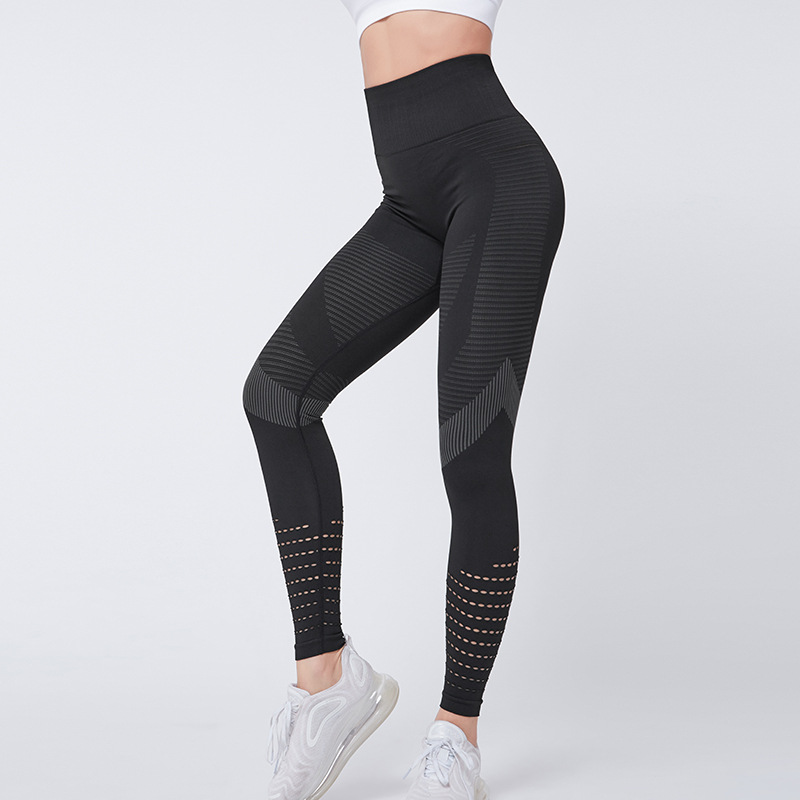 Más descuentos europeos y americanos ins Internet celebridad fitness yoga pantalones de cintura alta melocotón Levantamiento de cadera adelgazamiento correr fitness deportes Pantalones