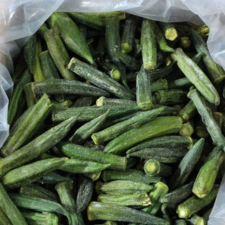 香脆秋葵脆 4斤袋秋葵干果蔬干果蔬脆片即食零食休闲厂家批发