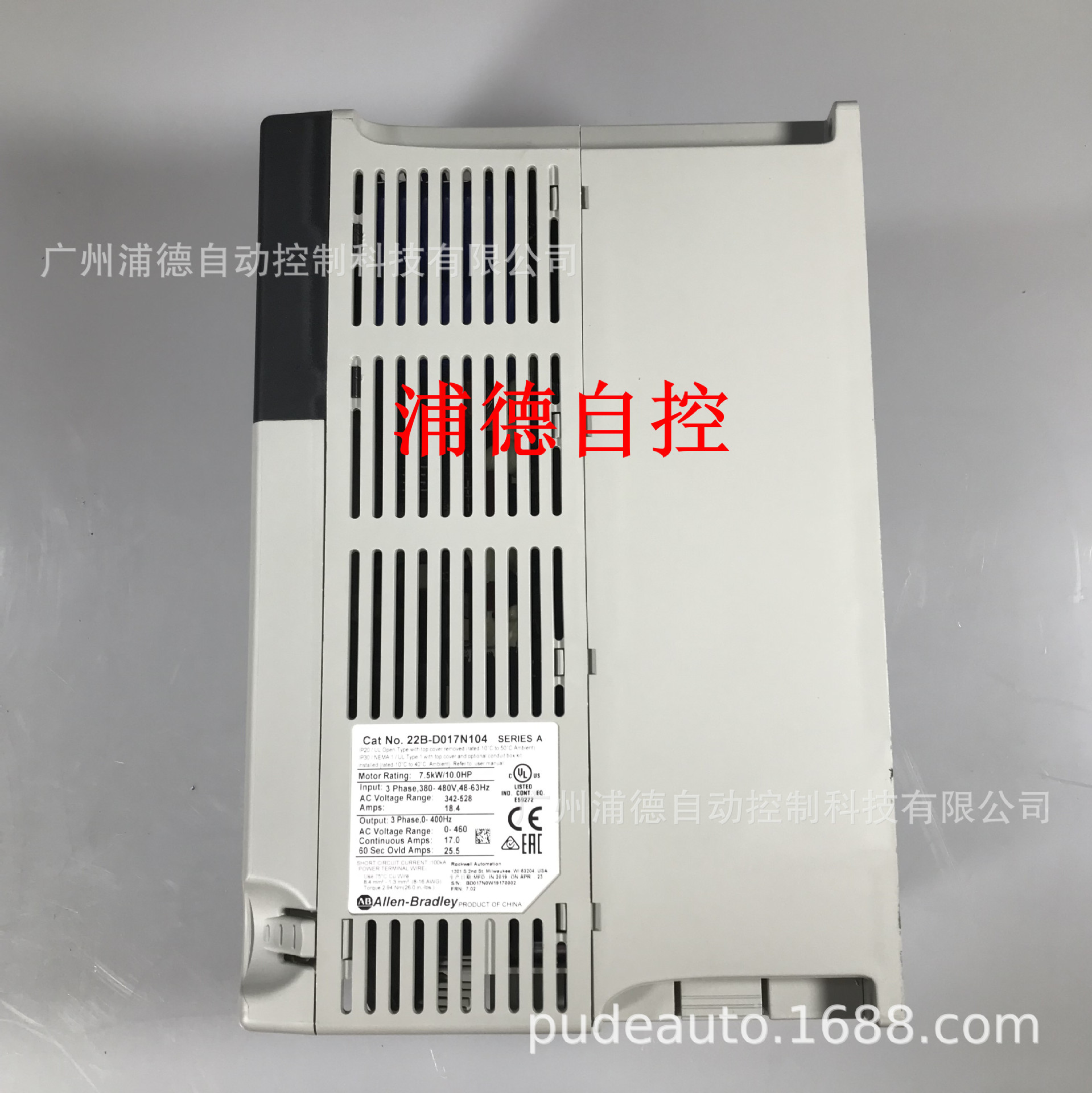 变频器22B-D2P3N104正品特价Allen-Bradley