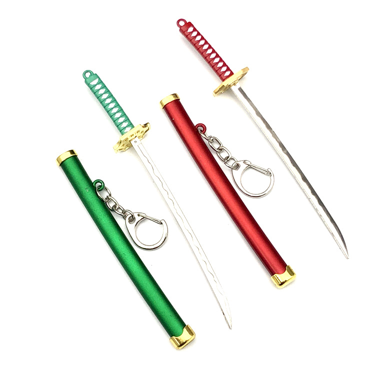 SCABBARD 원피스 NARUTO SASUKE GRASS ZHIJIAN SWORD 키 체인 죽음 사우론 눈 걷는 칼 버클 작은 액세서리 선물