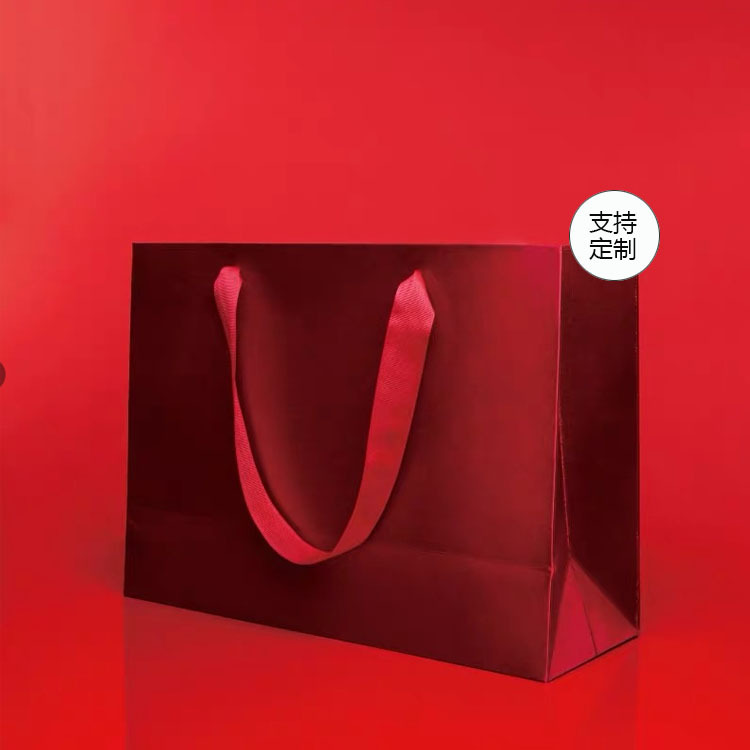 高档丝绸缎礼品手提袋 服装茶叶礼品奢侈品购物纸袋包装礼品袋加