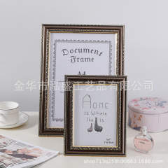 Plastic frame manufacturer display stand wall-mounted business license A3A4 document frames 12-inch elderly portrait oil painting frame