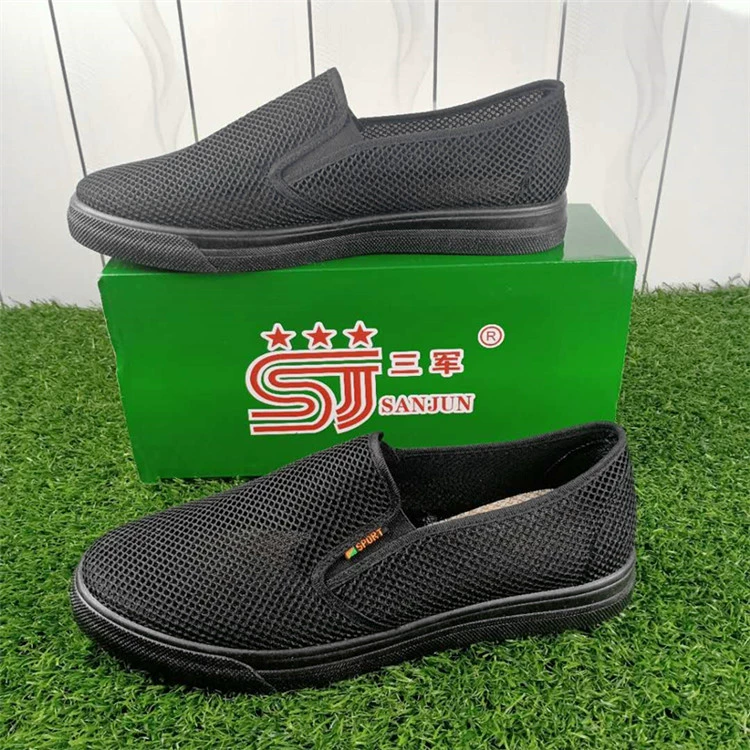 3520 летняя дышащая мужская обувь, мужская сетчатая обувь, повседневные кроссовки на мягкой подошве, старая Пекинская обувь из сетчатой ткани