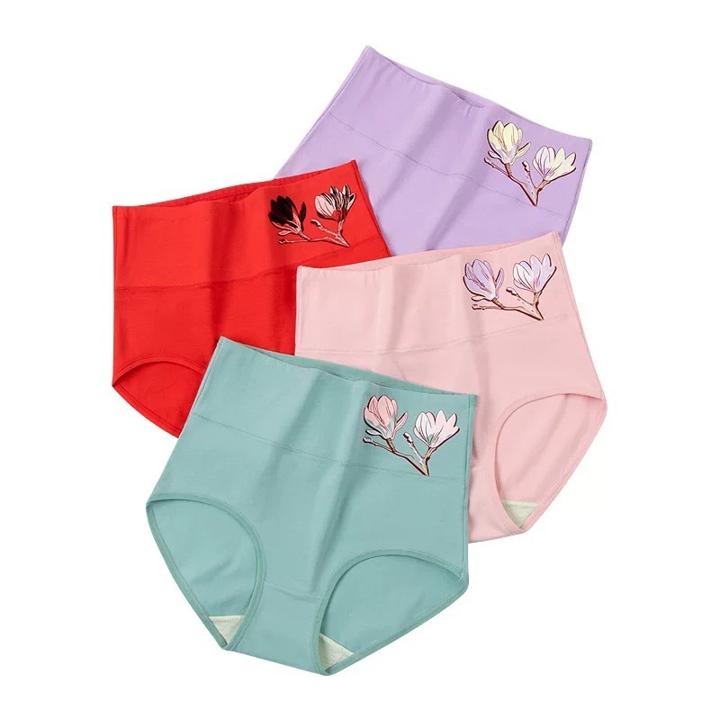 Manufacturer Wholesale High Waist Briefs Printed High Waist Underwear Postpartum High Waist Underwear for Women