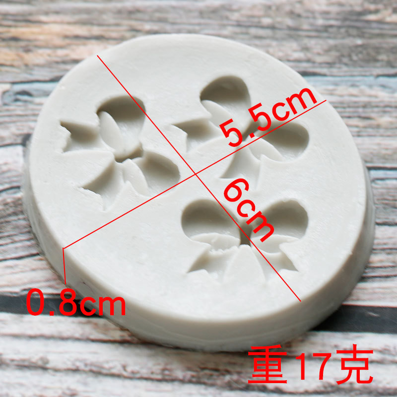 Molde de silicona líquida bowknot fondant cake molde chocolate hornear decoración herramientas en stock al por mayor