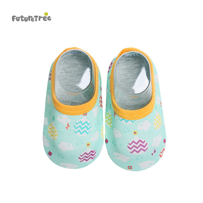 Primavera y verano piso calcetines nuevos niños infantiles antideslizante interior Niños y niñas bebé Niño Zapatos educación temprana zapatos calcetines de dibujos animados