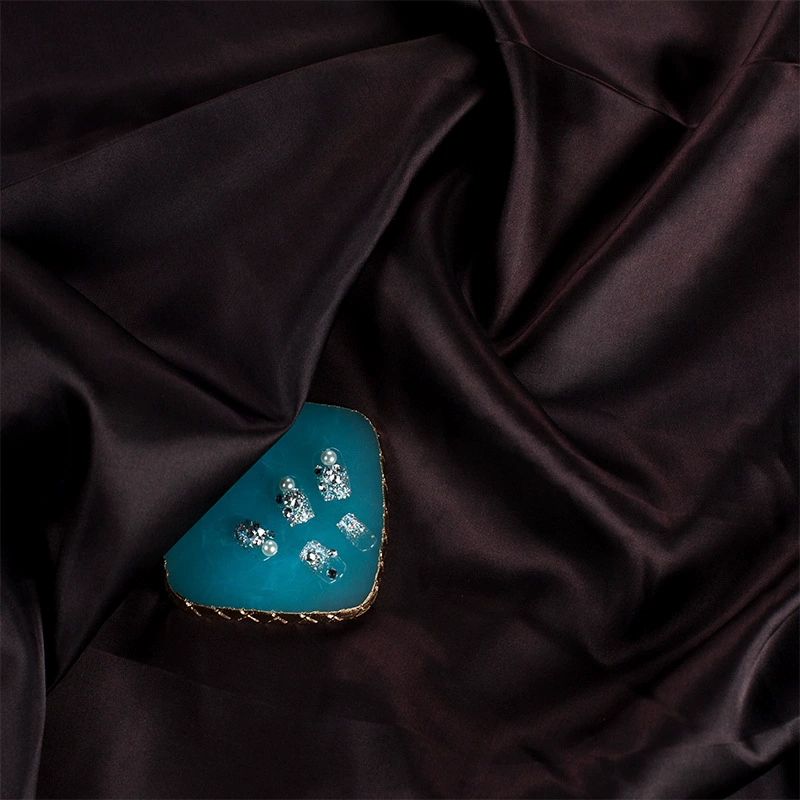 Textured mercerized satin cloth, soft solid color photo background cloth, jewelry, cosmetics, posing photo props