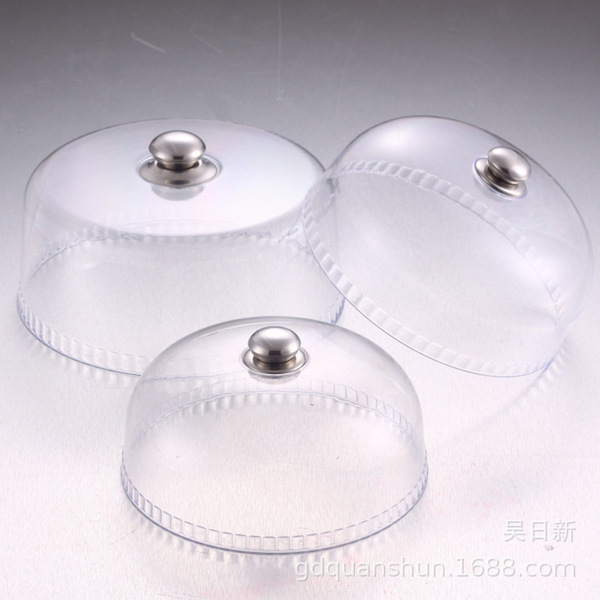 Plastic transparent cover supermarket tasting dust-proof visual…
