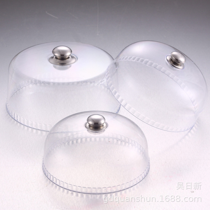 Plastic transparent cover supermarket tasting dust-proof visual…