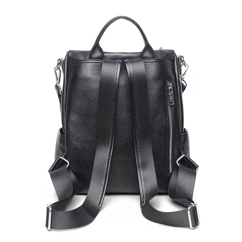 Spring backpack, school bag, 2021 collection, genuine leather, Korean style, wish