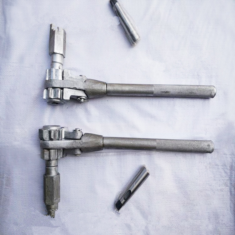 手扳钢轨钻 手动轨道打眼机 矿用道轨钻孔器 φ13.5手扳钻