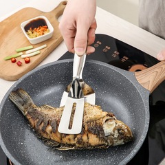 Kitchen stainless steel food clip frying spatula clip frying fish spatula steak spatula household kitchen utensils frying steak spatula