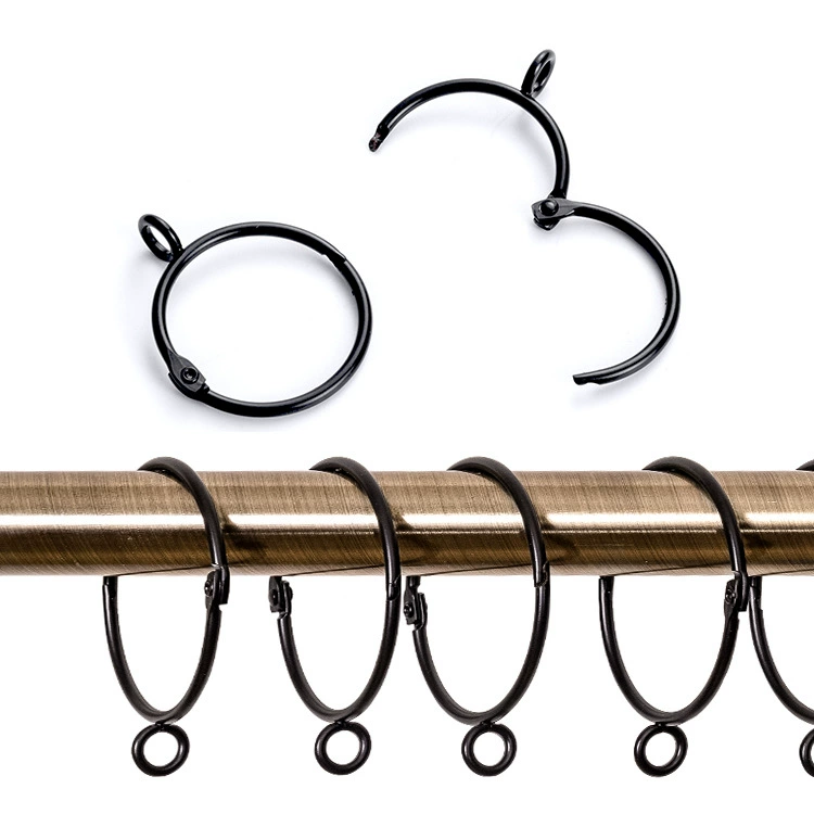 Неприглушенный гладкий римский стержень аксессуар может открыть заклинание маленький круг бесконтактный стержень подвесные металлические шторы римский круг