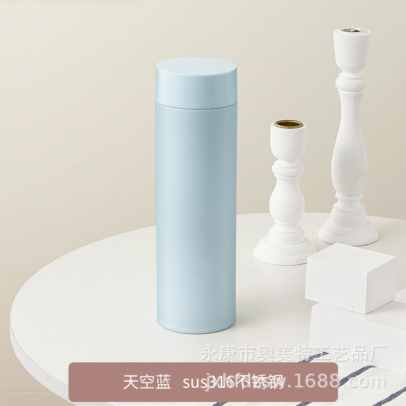 Xiaomi mismo 304 ventosa de acero inoxidable taza regalo del negocio simple luz lujo agua letras LOGO al por mayor