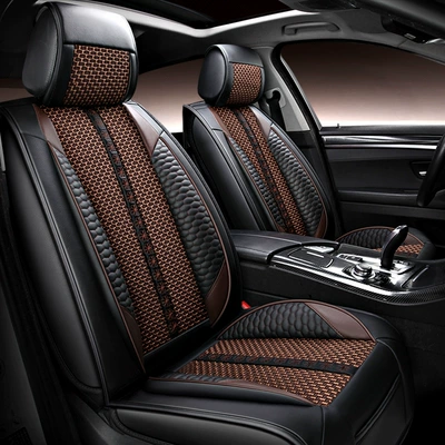 Five-seat car cushion four seasons: Seat cushion, seat cover