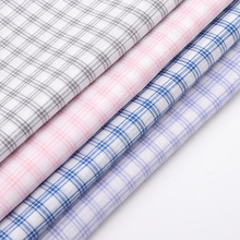格子布色织布潮流衬衣衬衫可定制4032衬衫睡衣裤面料全棉布涤棉绒