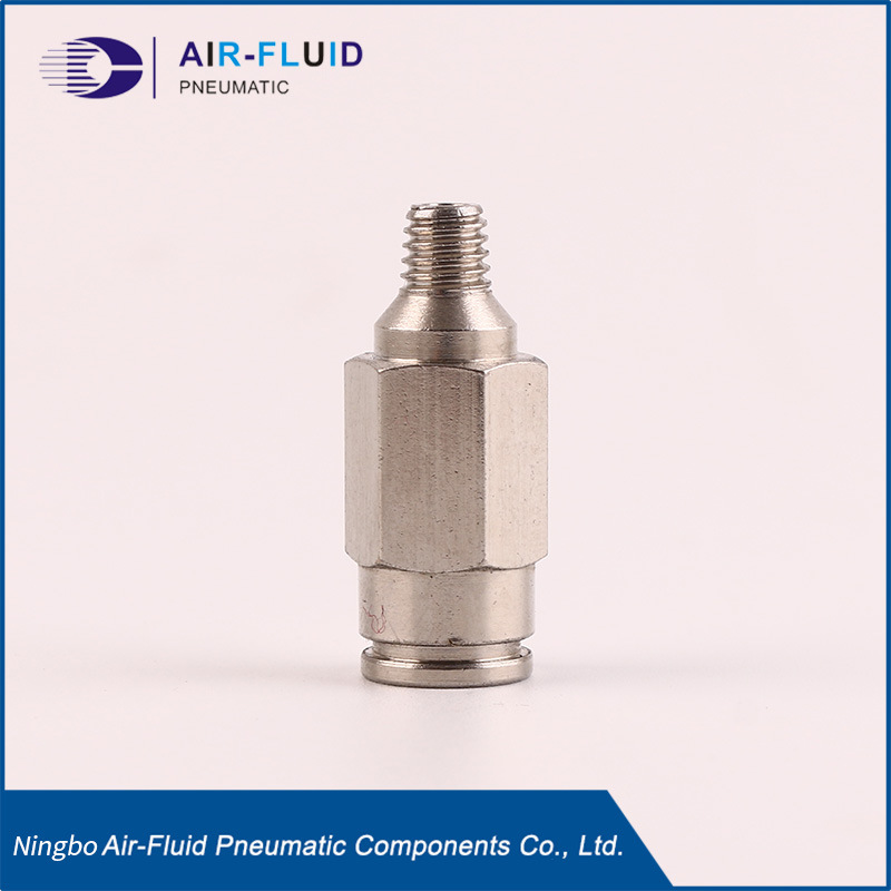 艾弗德不锈钢304气管接头快接软管PC快速接头直通气嘴气动元件
