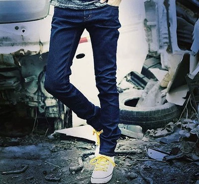 Pure blue pants