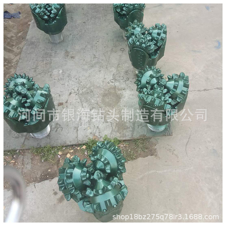 银海钻头 厂家供应 三牙轮钻头 橡胶密封 滑动轴承三牙轮钻头