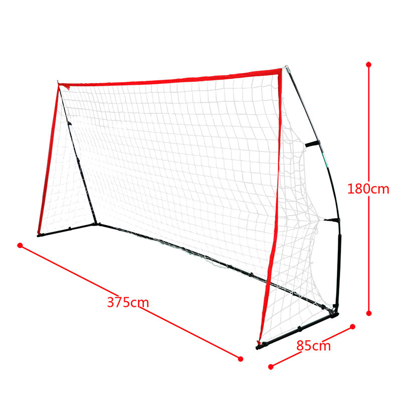 Puerta de fútbol portátil para niños portería de deportes al aire libre entrenamiento infantil plegable amarillo Escuela Primaria estudiante fútbol Net
