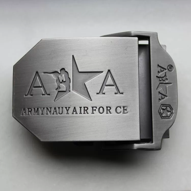 Alloy automatic belt buckle head, single sale, canvas belt not included, casual men's student outdoor style