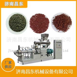 宠物饲料膨化机 鱼食生产线水产饲料设备 整套水产饲料加工设备