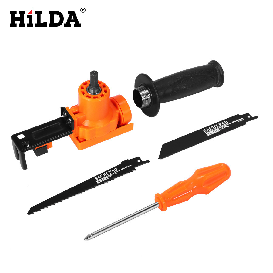Taladro eléctrico modificado sierra eléctrica de vaivén sierra de sable doméstica taladro eléctrico giro curva Sierra portátil corte de carpintería