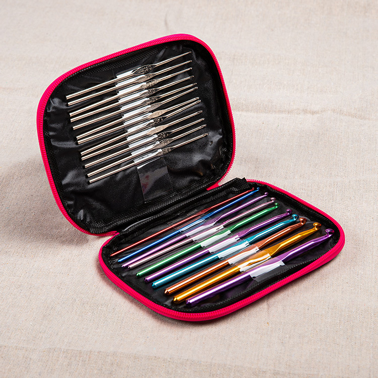 Factory direct crochet set oxidized metal stainless steel color aluminum alloy set 22 sets Factory direct crochet set oxidized metal stainless steel color aluminum alloy set 22 sets
