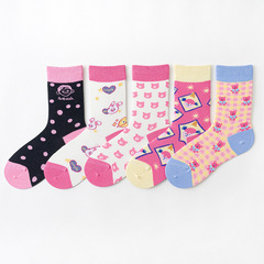 Socks for Women - Spring and Summer New Arrival Korean Style Mid-Calf Trendy Little Bear Ins Japanese Cute Fresh and Clean Women's Socks Pile Socks
