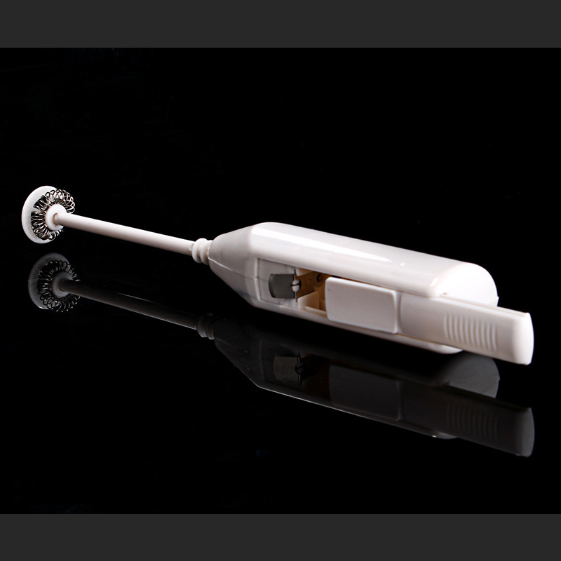 Transparent glass electric coffee mixing stick