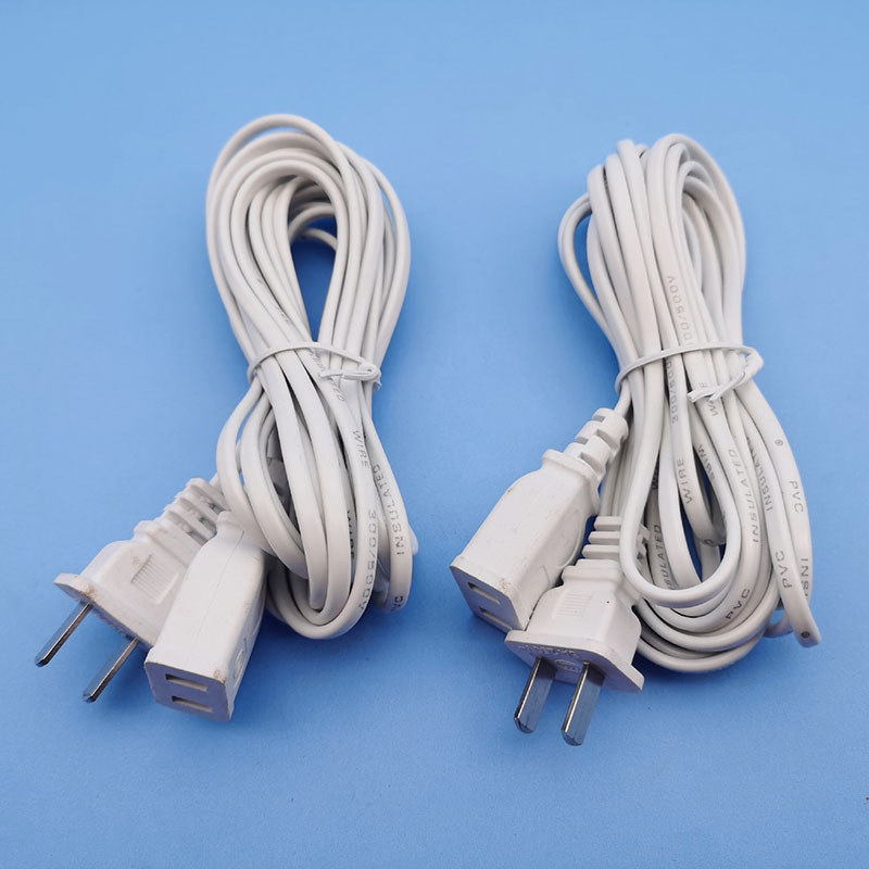 2.5米监控延长线风扇吊扇连接线插头铜线芯加长电源线厂家直线