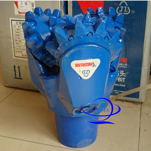 矿山石油极软地层砾岩9 7/8" 250.8mm iadc126 钢齿三牙轮钻头
