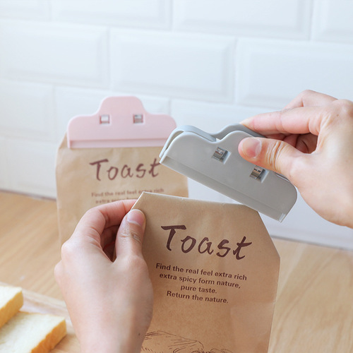 Sealing clip kitchen snack sealing clip strong food bag clip plastic bag sealer moisture-proof fresh-keeping sealer