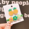 Cute children's fruit hairgrip, fresh hair accessory, hairpins, crab pin, jewelry