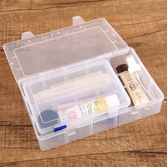 Plastic PP empty box for women's hair tie hair accessories organization storage box storage components fishing gear fish hook tool packaging box