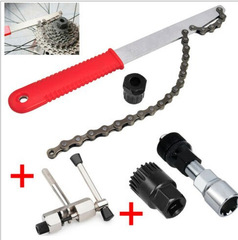 Bike cassette tool, crank arm removal tool, puller, bike repair tool set, axle tool kit
