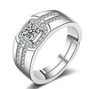 Trend wedding ring for beloved, zirconium, European style, wholesale