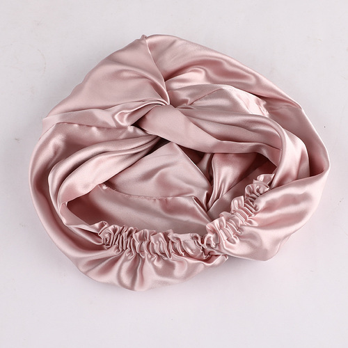 Silk Sleep Hat for Postpartum Care, Home Use, Gift - 6A Mulberry Silk, Double Layer, 22um