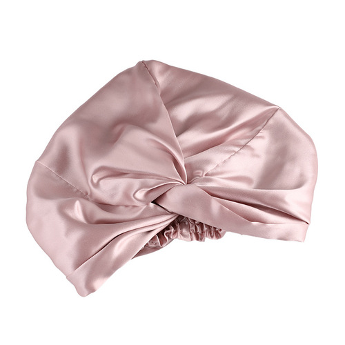 Silk Sleep Hat for Postpartum Care, Home Use, Gift - 6A Mulberry Silk, Double Layer, 22um